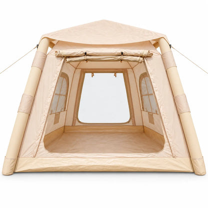 Weisshorn Inflatable Camping Tent Dual End Doors Arched Windows 300x400cm - Image 7