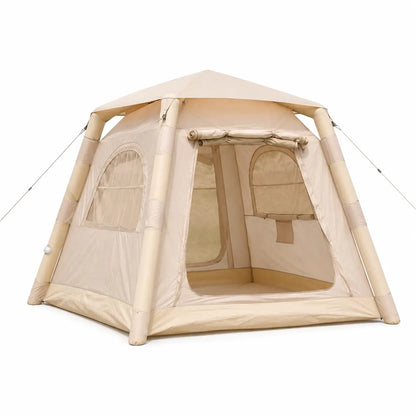 Weisshorn Inflatable Camping Tent Dual End Doors Arched Windows 300x400cm - Image 9