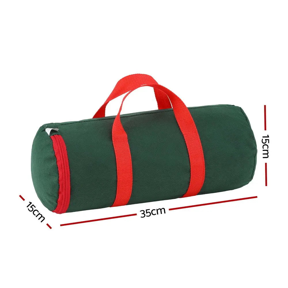 Jingle Jollys Christmas Baubles Storage Bag Xmas Ornaments Bag Container Green - Image 3