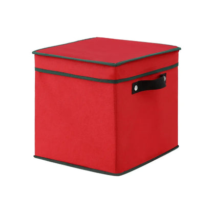 Jingle Jollys Christmas Baubles Storage Box 64 Dividers Xmas Ornaments Container - Image 3