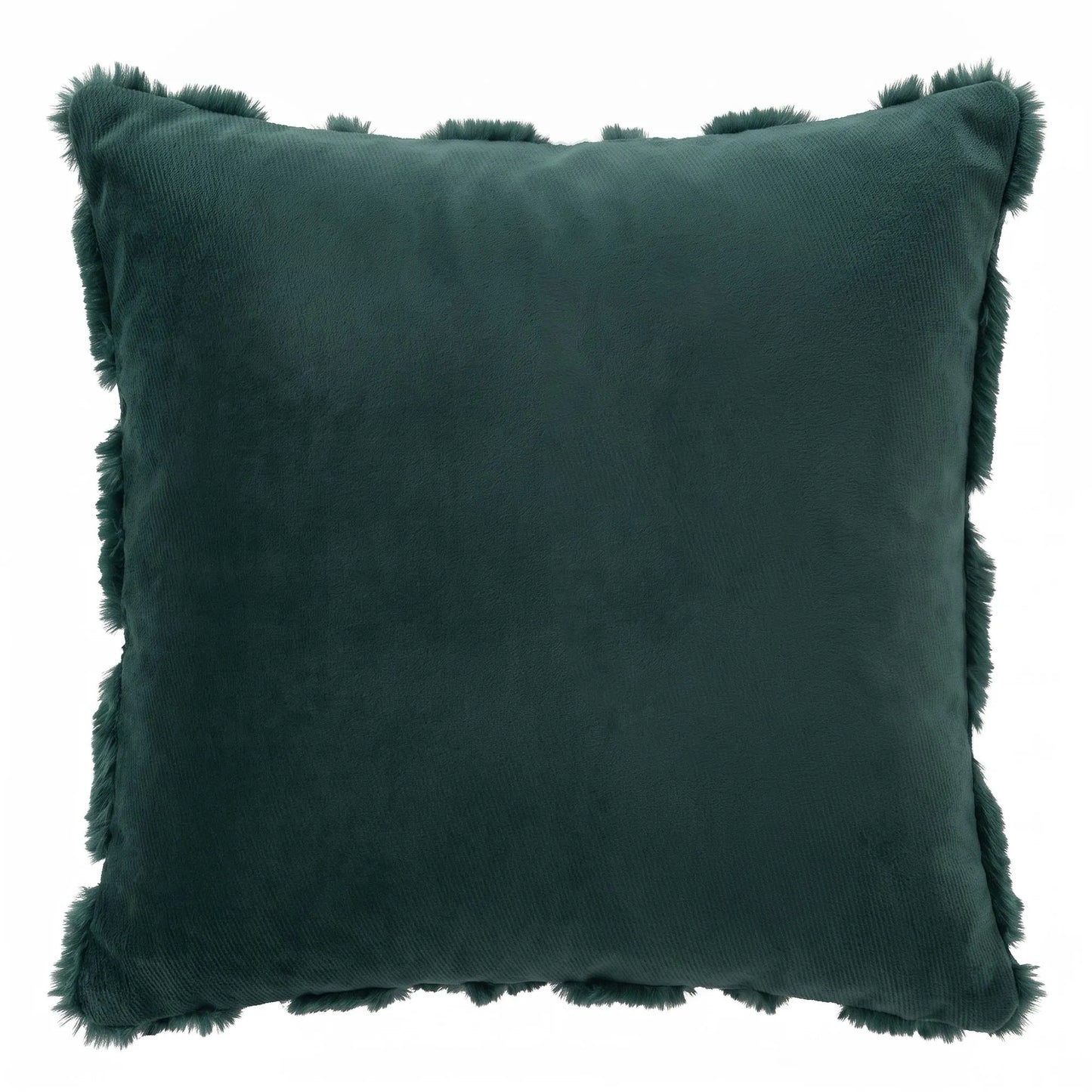 Jingle Jollys Christmas Tree Pillow Covers 2 Packs Cushion Covers Soft Faux Fur Jacquard Throw Pillow Covers 45 x 45cm Green  - Image 3