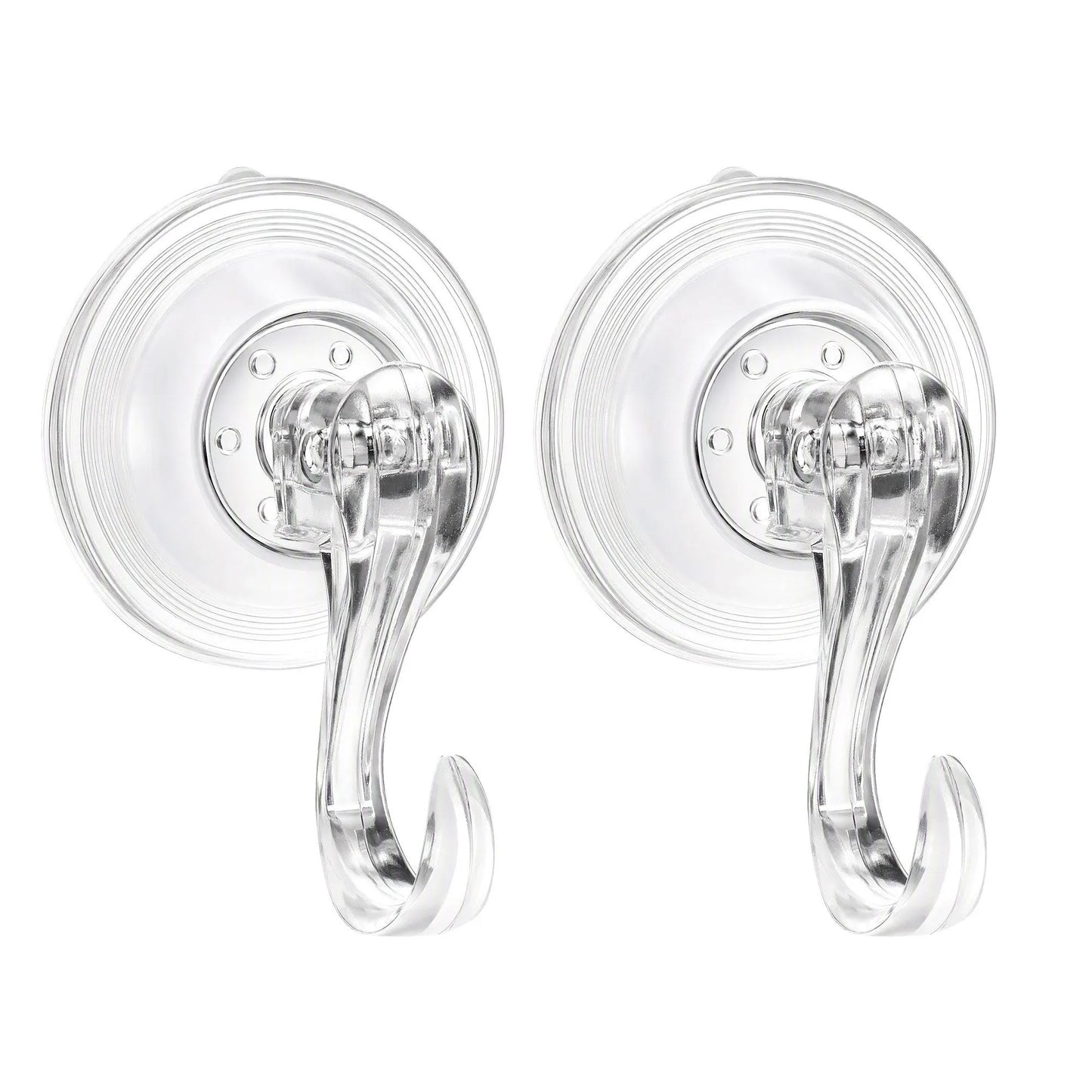 Jingle Jollys 2x Suction Cup Hooks Heavy Duty Christmas Wreath Hanger Window 5kg