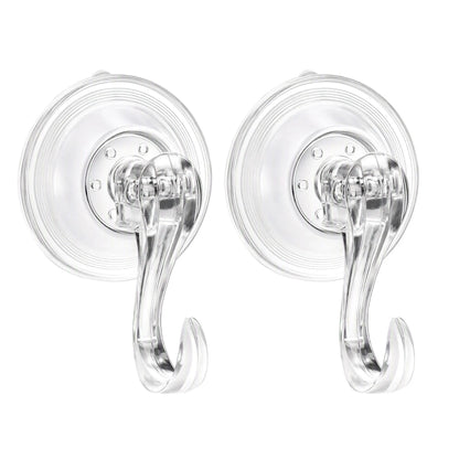 Jingle Jollys 2x Suction Cup Hooks Heavy Duty Christmas Wreath Hanger Window 5kg