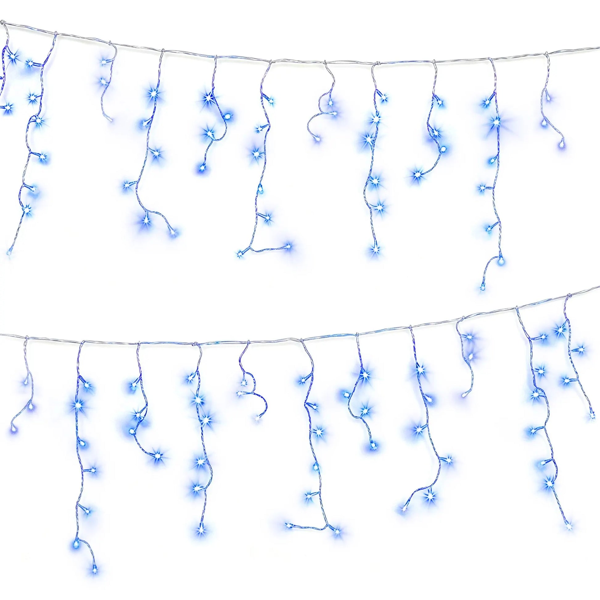 Jingle Jollys 32M Christmas Lights Solar Icicle String Lights 960 LED Blue - Image 4