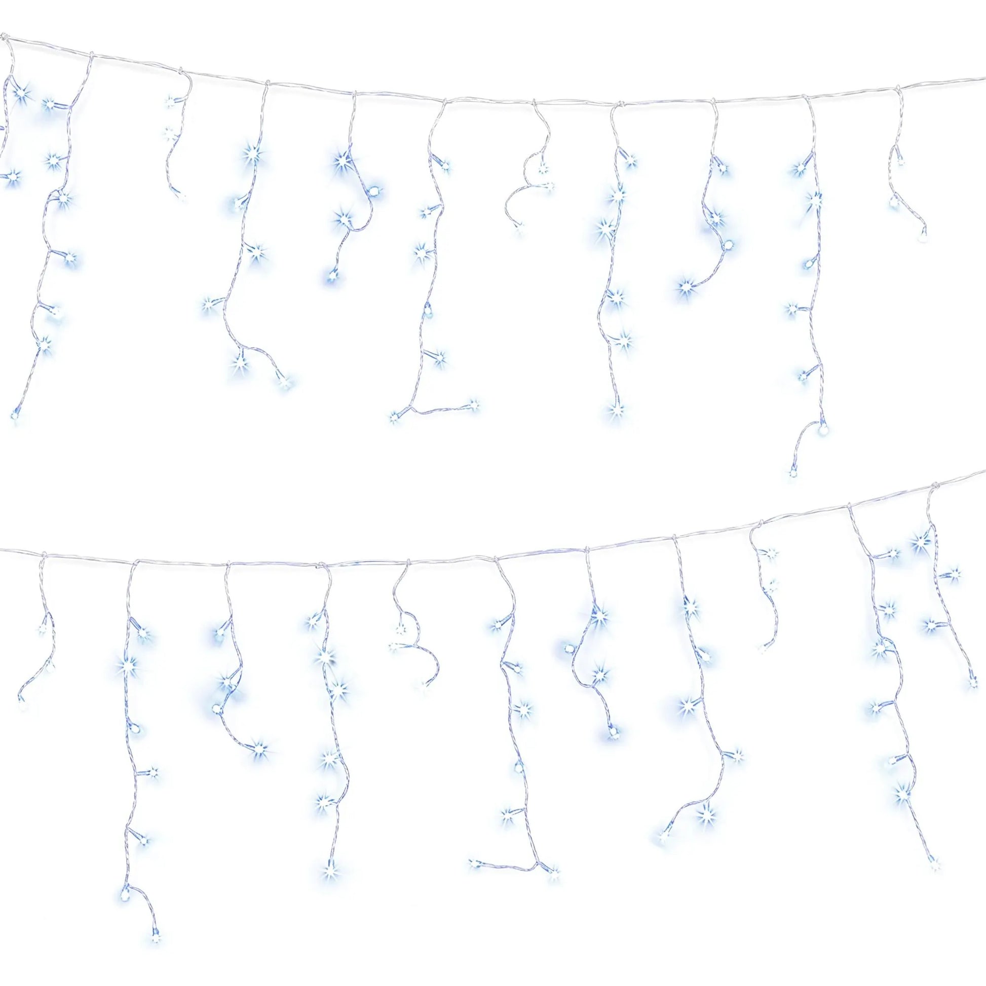 Jingle Jollys 32M Christmas Lights Solar Icicle String Lights 960 LED Cool White - Image 9