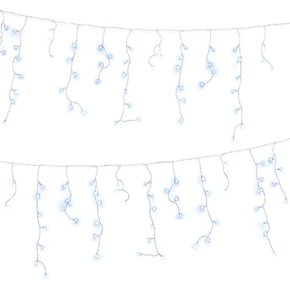 Jingle Jollys 32M Christmas Lights Solar Icicle String Lights 960 LED Cool White - Image 9