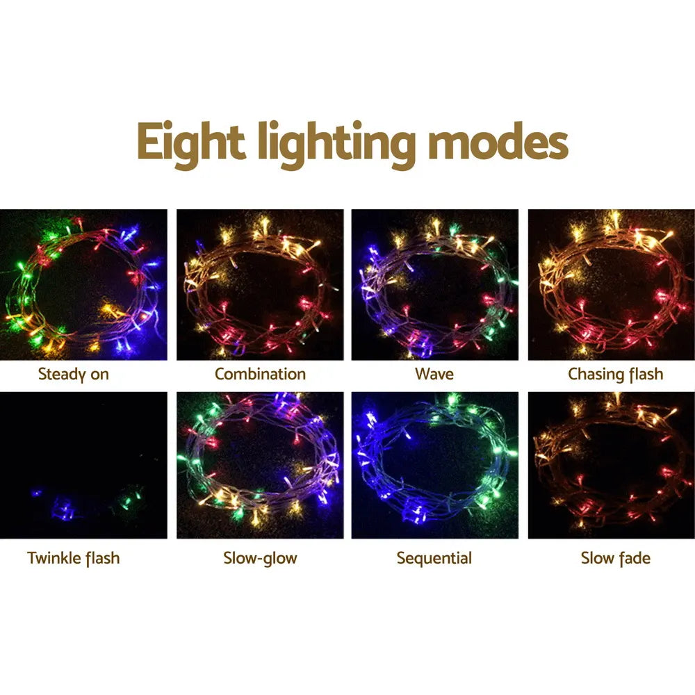 Jingle Jollys 32M Christmas Lights Icicle String Light 960 LED Multi-coloured - Image 6