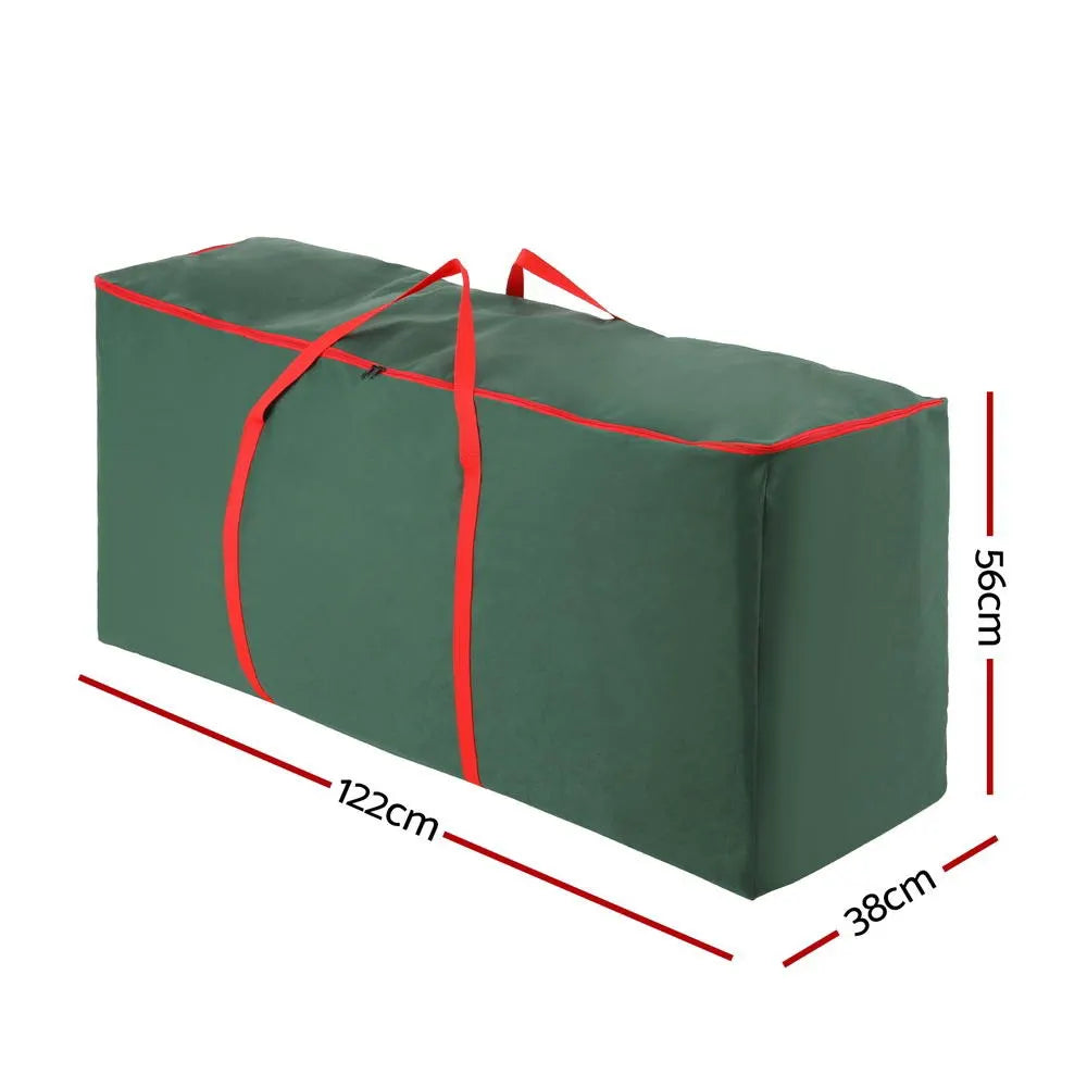 Jingle Jollys Christmas Tree Storage Bag Fits Up to 8ft Tree Xmas Bag Green - Image 3
