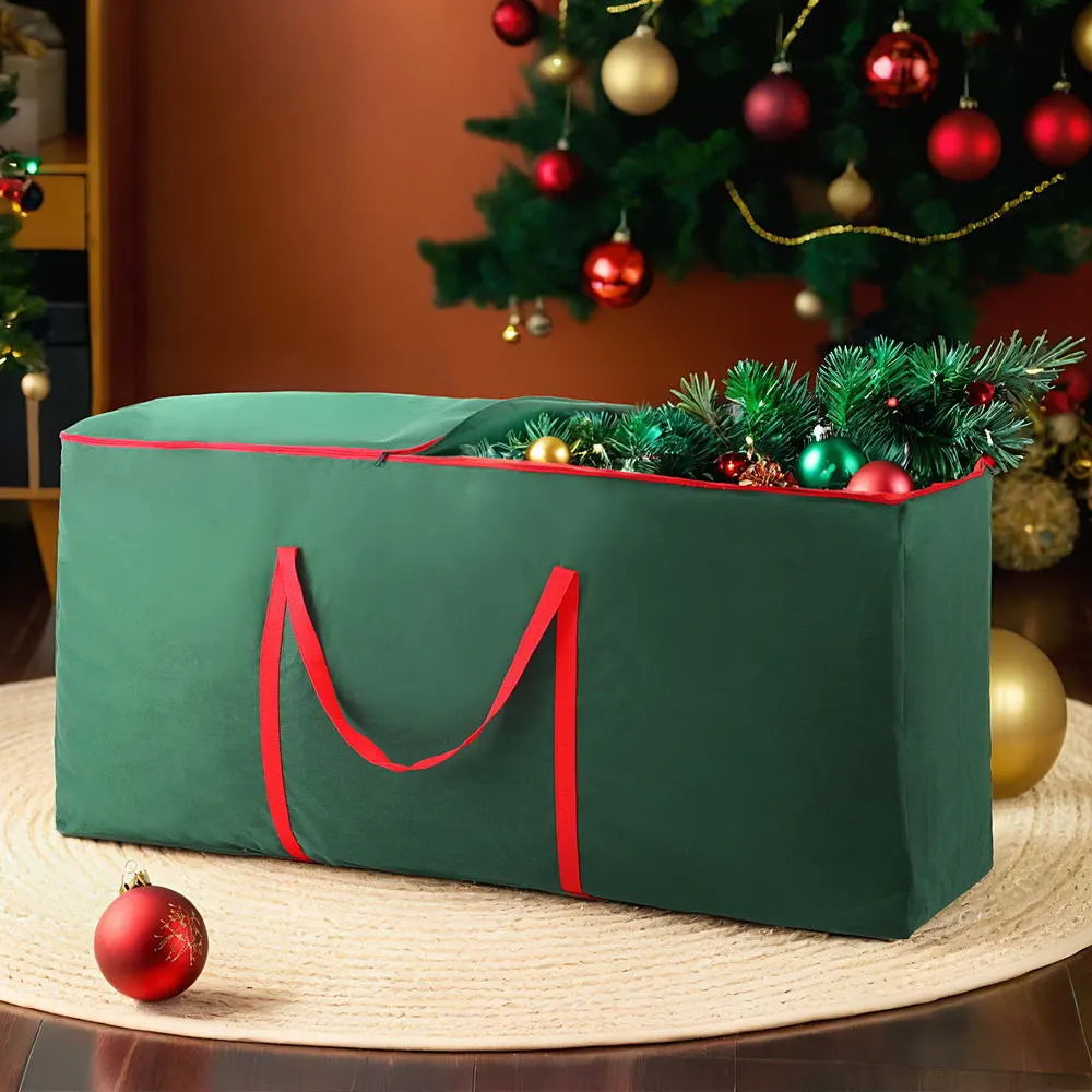 Jingle Jollys Christmas Tree Storage Bag Fits Up to 8ft Tree Xmas Bag Green - Image 8