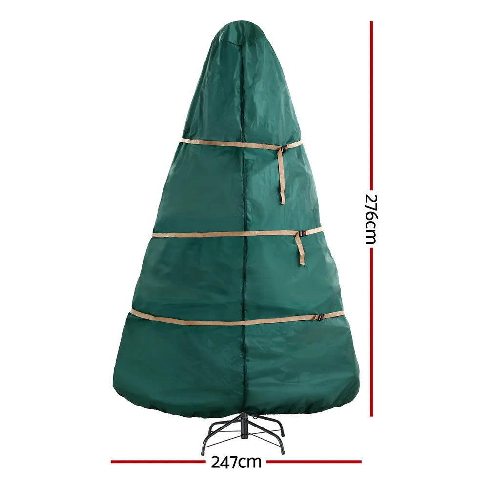 Jingle Jollys Christmas Tree Storage Bag Fits Up to 9ft Tree Xmas Bag Green - Image 2