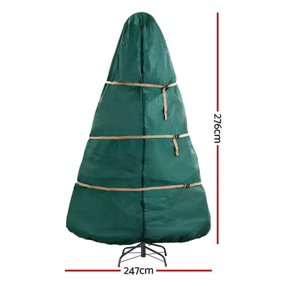 Jingle Jollys Christmas Tree Storage Bag Fits Up to 9ft Tree Xmas Bag Green - Image 2