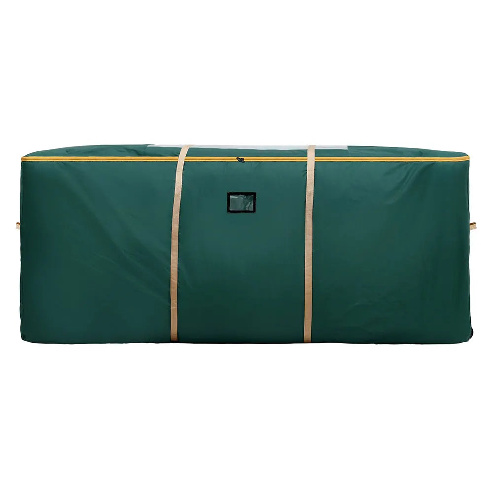 Jingle Jollys Christmas Tree Storage Bag Up to 10ft Visible Handle Wheels Green - Image 3