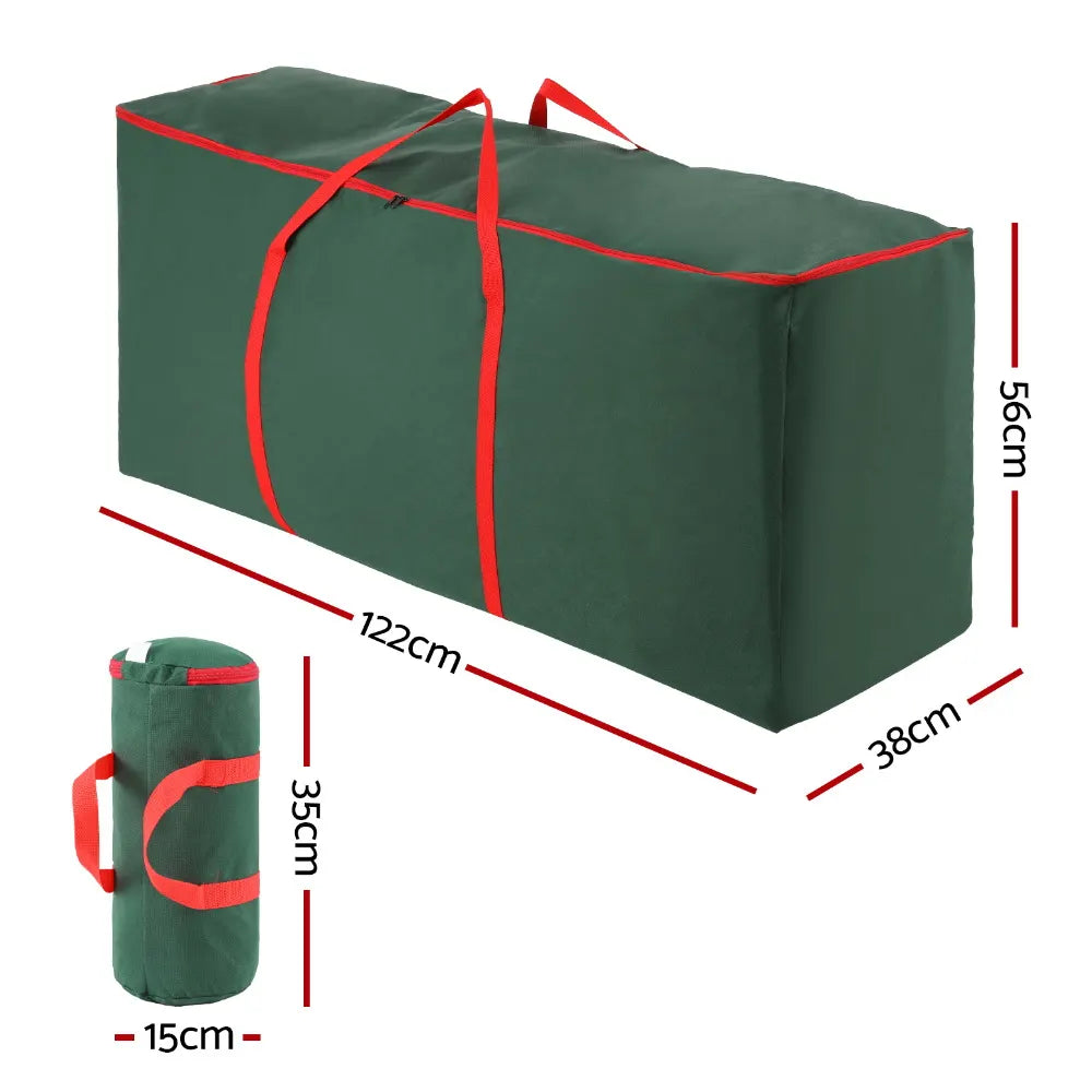 Jingle Jollys Christmas Tree Baubles Storage Bag Set Ornaments Container Box - Image 2