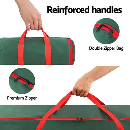 Jingle Jollys Christmas Tree Baubles Storage Bag Set Ornaments Container Box - Image 6