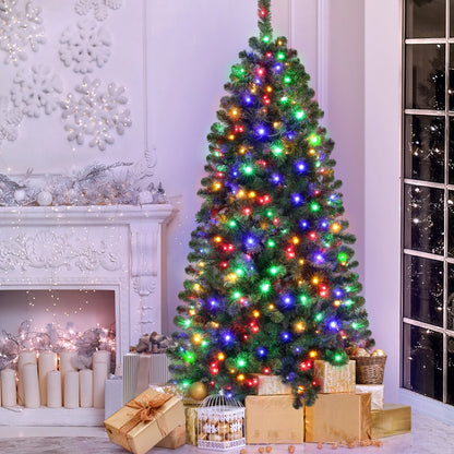 Jingle Jollys Christmas Tree 1.8M LED Corner Xmas Tree Half 8 Modes Multi-color - Image 7