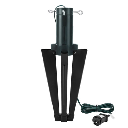 Jingle Jollys Christmas Tree Stand 360° Rotating for Xmas Tree Up to 2.7M with Remote Control - Image 3