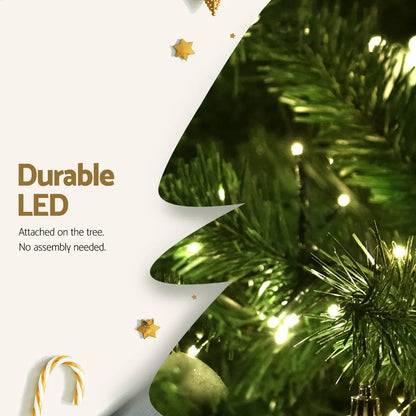 Jingle Jollys Christmas Tree 2.1m Xmas Tree Decorations 1134 LEDs - Image 6