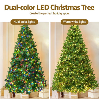 Jingle Jollys Christmas Tree 2.1m Xmas Tree Decoration 8 Light Mode Multi Colour - Image 4