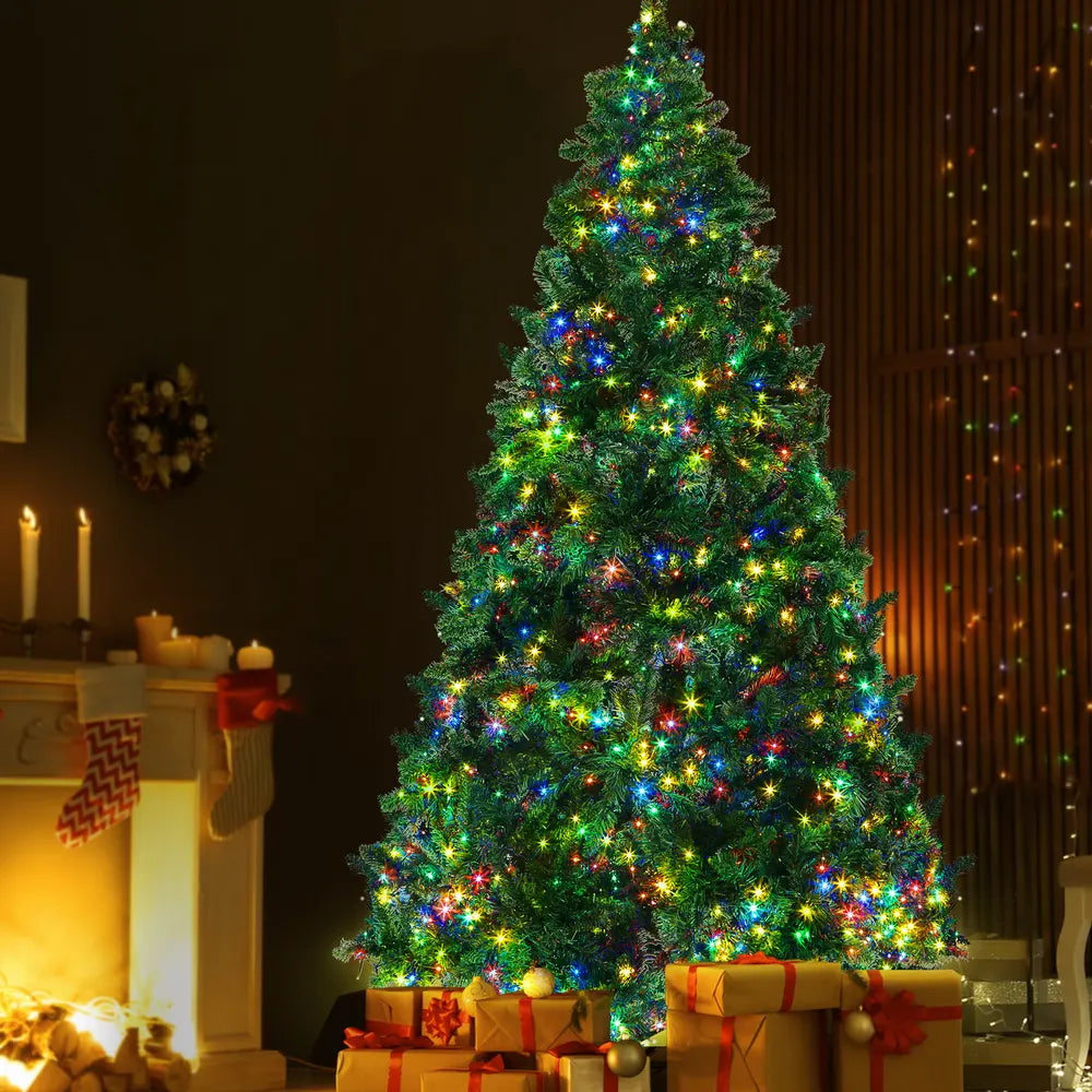 Jingle Jollys Christmas Tree 2.1m Xmas Tree Decoration 8 Light Mode Multi Colour - Image 7