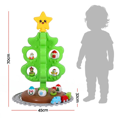 Jingle Jollys Toddler First Christmas Tree Mini Xmas Tree Toy Set with Train - Image 2