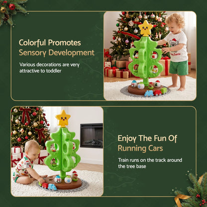 Jingle Jollys Toddler First Christmas Tree Mini Xmas Tree Toy Set with Train - Image 5