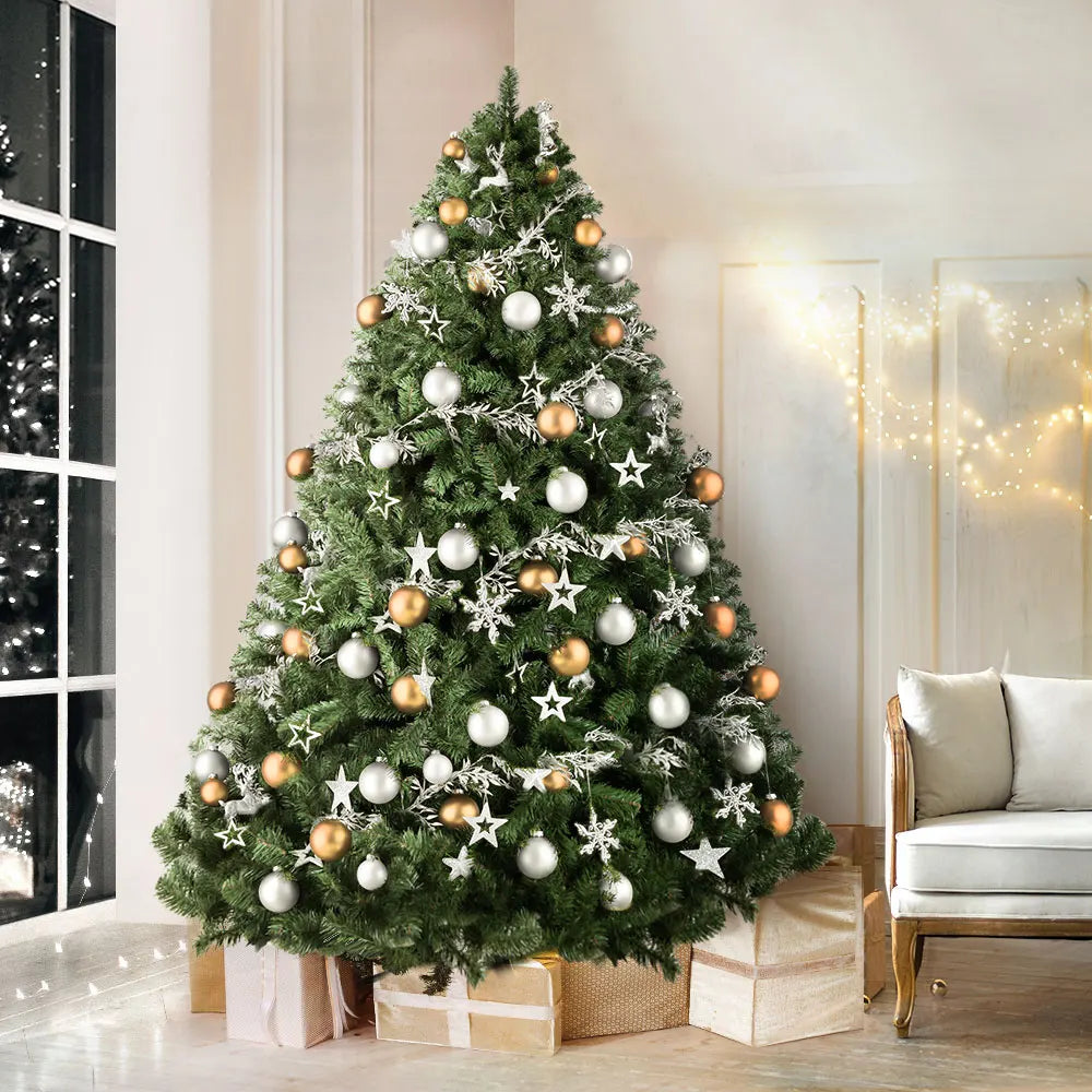 Jingle Jollys Christmas Tree 2.1M Xmas Tree Decorations Green 1250 Tips - Image 7