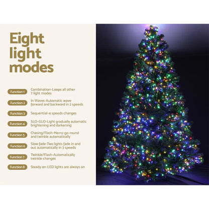 Jingle Jollys Christmas Tree 2.1m Xmas Tree Decor 2800 LED Lights 8 Modes - Image 6