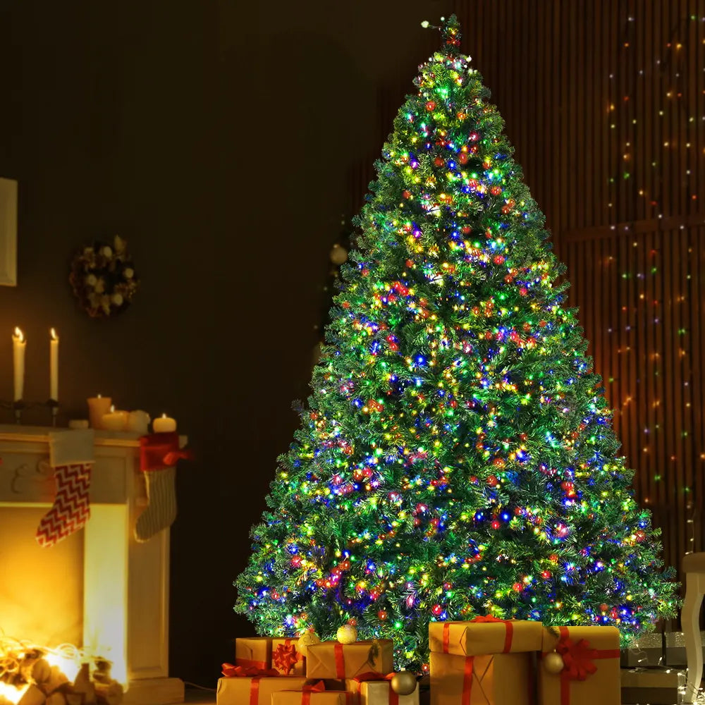 Jingle Jollys Christmas Tree 2.4M Xmas Tree Decoration 8 Light Mode Multi Colour - Image 7