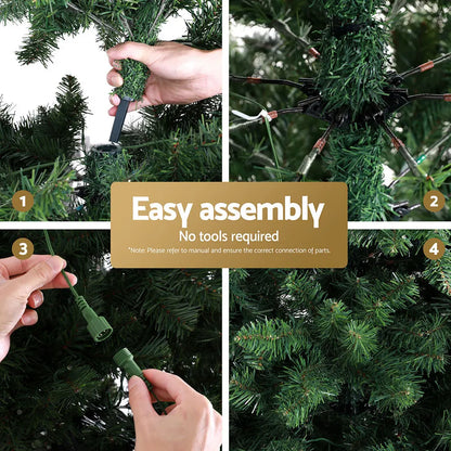 Jingle Jollys Christmas Tree 2.7M LED Xmas Tree Party Decorations 2590 Tips - Image 4