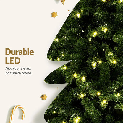 Jingle Jollys Christmas Tree 2.7M LED Xmas Tree Party Decorations 2590 Tips - Image 6