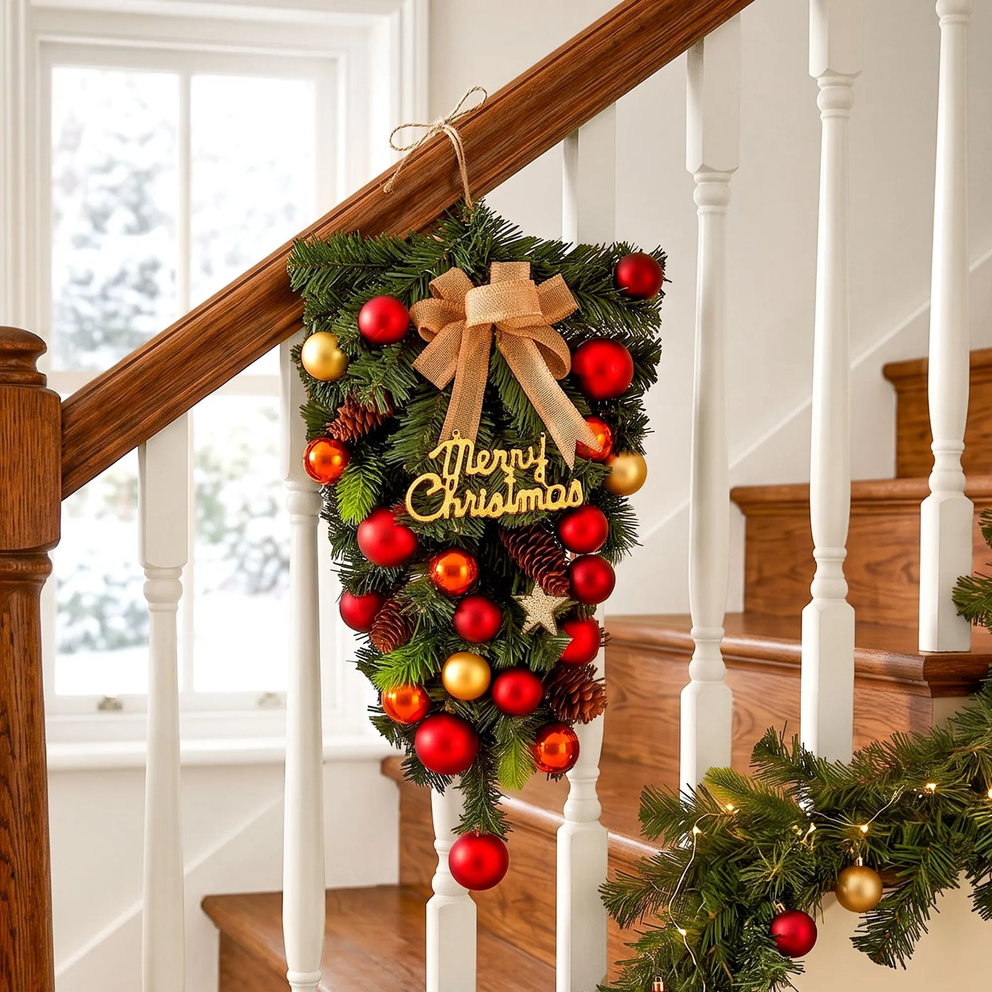 Jingle Jollys Hanging Christmas Garland 50CM Ornaments Party Decorations - Image 7