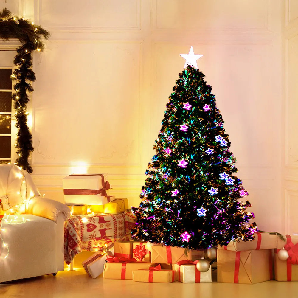 Jingle Jollys 1.5m Christmas Tree Optic Fibre LED Xmas tree Multi Colour - Image 7