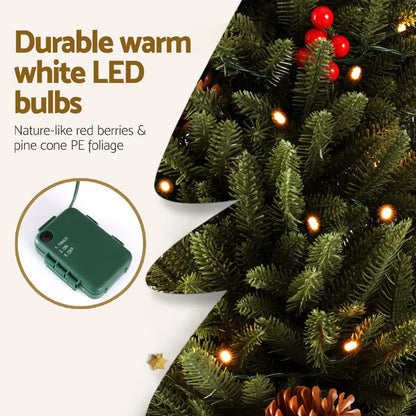 Jingle Jollys Mini Christmas Tree 90cm LED Xmas Tree Party Decorations - Image 5
