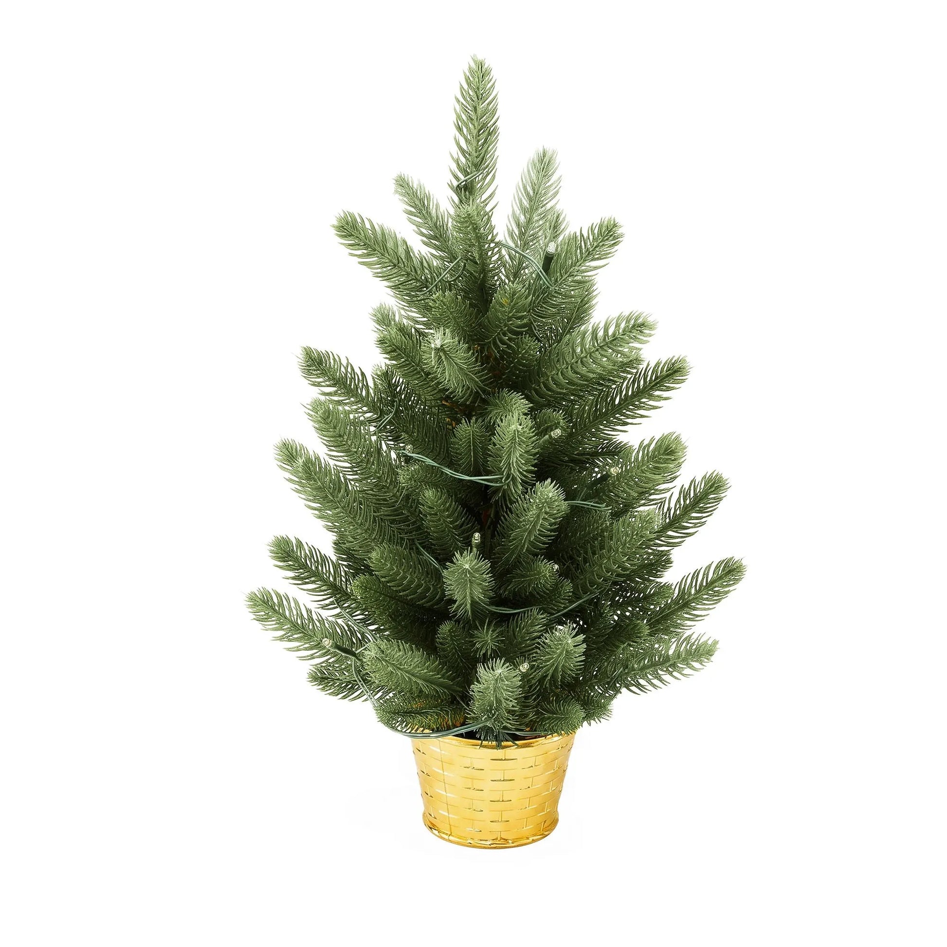Jingle Jollys 45cm Artificial Christmas Tree Mini Christmas Tree Warm Light - Image 3