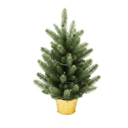 Jingle Jollys 45cm Artificial Christmas Tree Mini Christmas Tree Warm Light - Image 3
