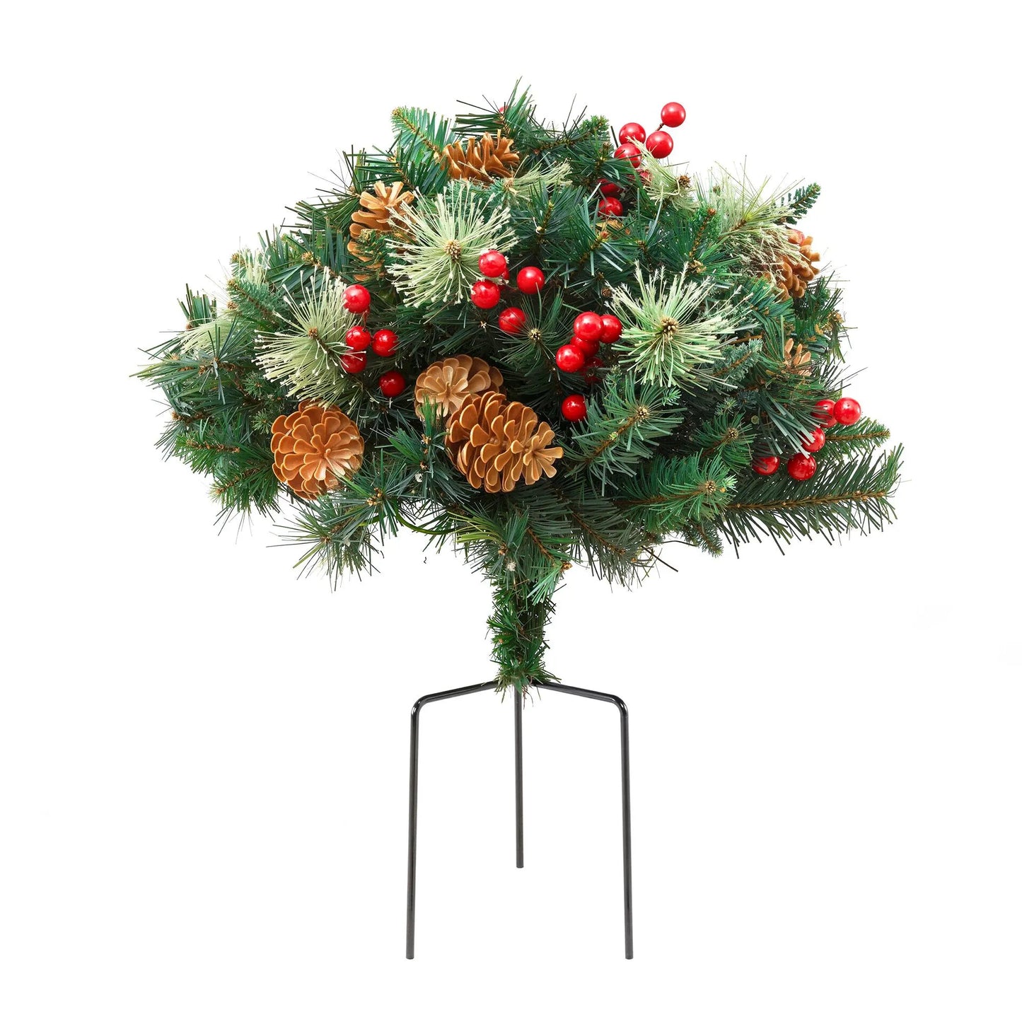 Jingle Jollys 2 Pack 45cm Lighted Artificial Christmas Tree Pathway Xmas Trees - Image 3