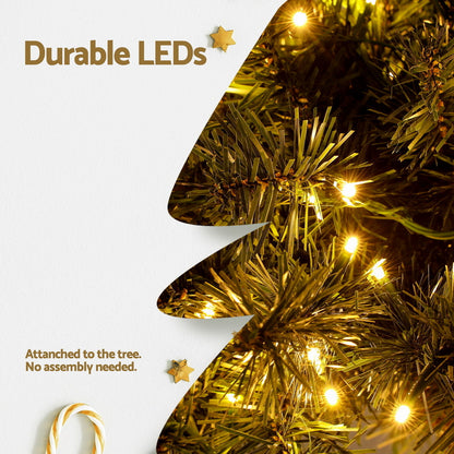 Jingle Jollys Christmas Tree 3-in-1 LED Xmas Palm Tree Party Decor 1.2/1.5/1.8M - Image 6