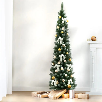 Jingle Jollys Christmas Tree 1.8m Xmas Tree Decorations Snowy 300 Tips - Image 7