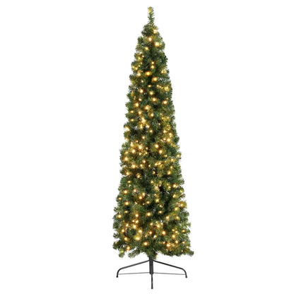 Jingle Jollys Christmas Tree 2.1M Corner Xmas Tree Party Decorations 430 Tips - Image 2