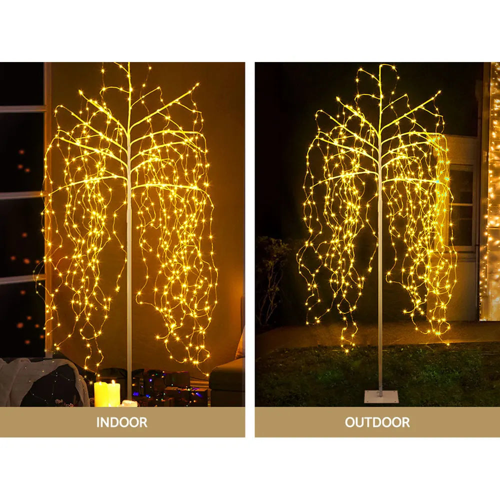2.1M Christmas Tree 600 LED Solar Jingle Jollys - Image 6
