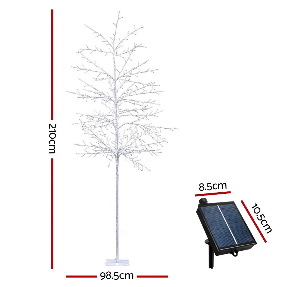 2.1M Christmas Tree 480 LED Solar Jingle Jollys - Image 2
