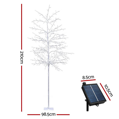2.1M Christmas Tree 480 LED Solar Jingle Jollys - Image 2