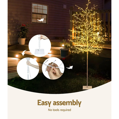 2.1M Christmas Tree 480 LED Solar Jingle Jollys - Image 7