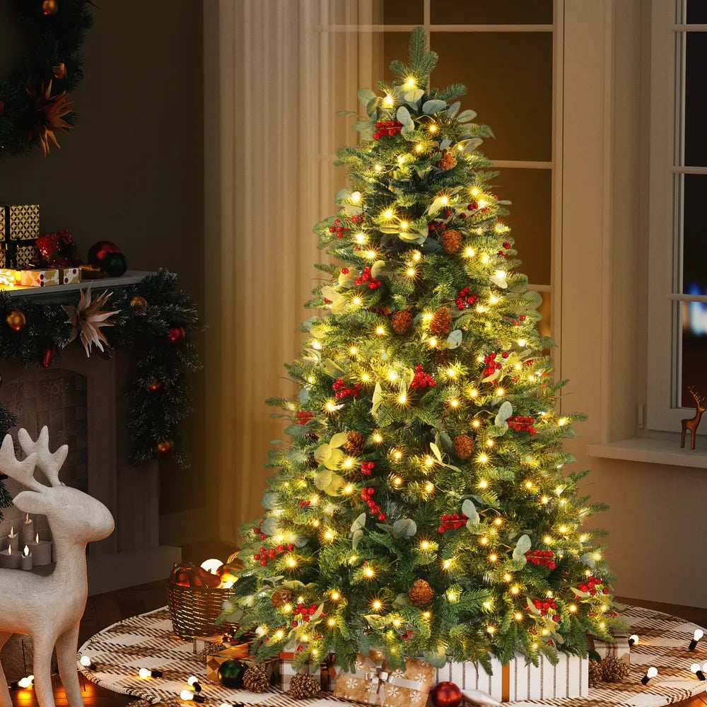 Jingle Jollys Christmas Tree 1.5m 160 LED Xmas Tree Party Decorations 355 Tips - Image 7