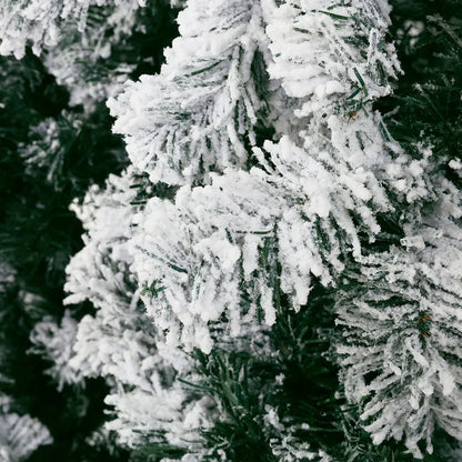 Jingle Jollys Christmas Tree 2.1m Snow Flocked Xmas Tree Decorations 780 Tips - Image 3