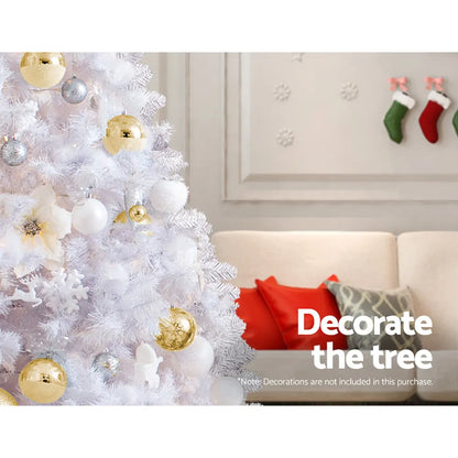 Jingle Jollys Christmas Tree 2.1m 1000 White Tips Xmas Tree Decorations - Image 5