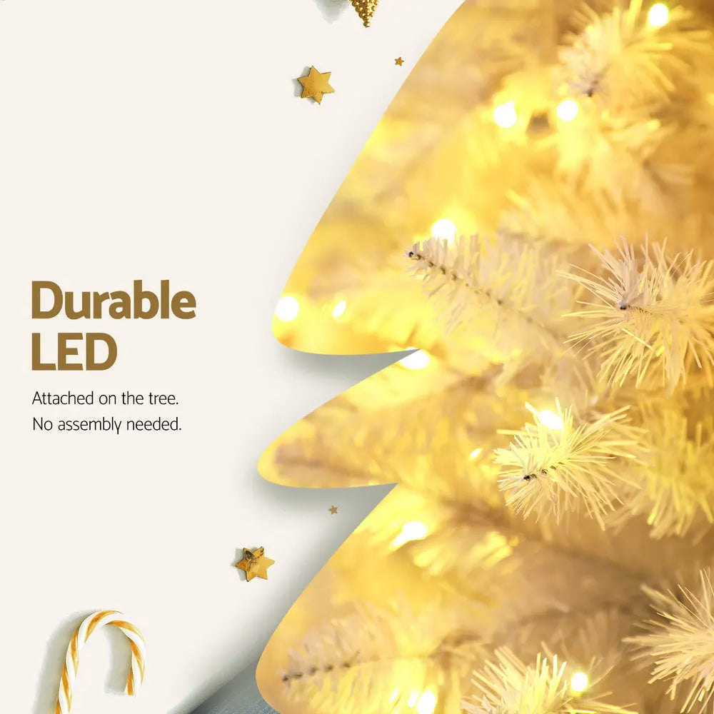 Jingle Jollys Christmas Tree 2.1m 500 LED Xmas Tree Decorations White 1260 Tips - Image 5