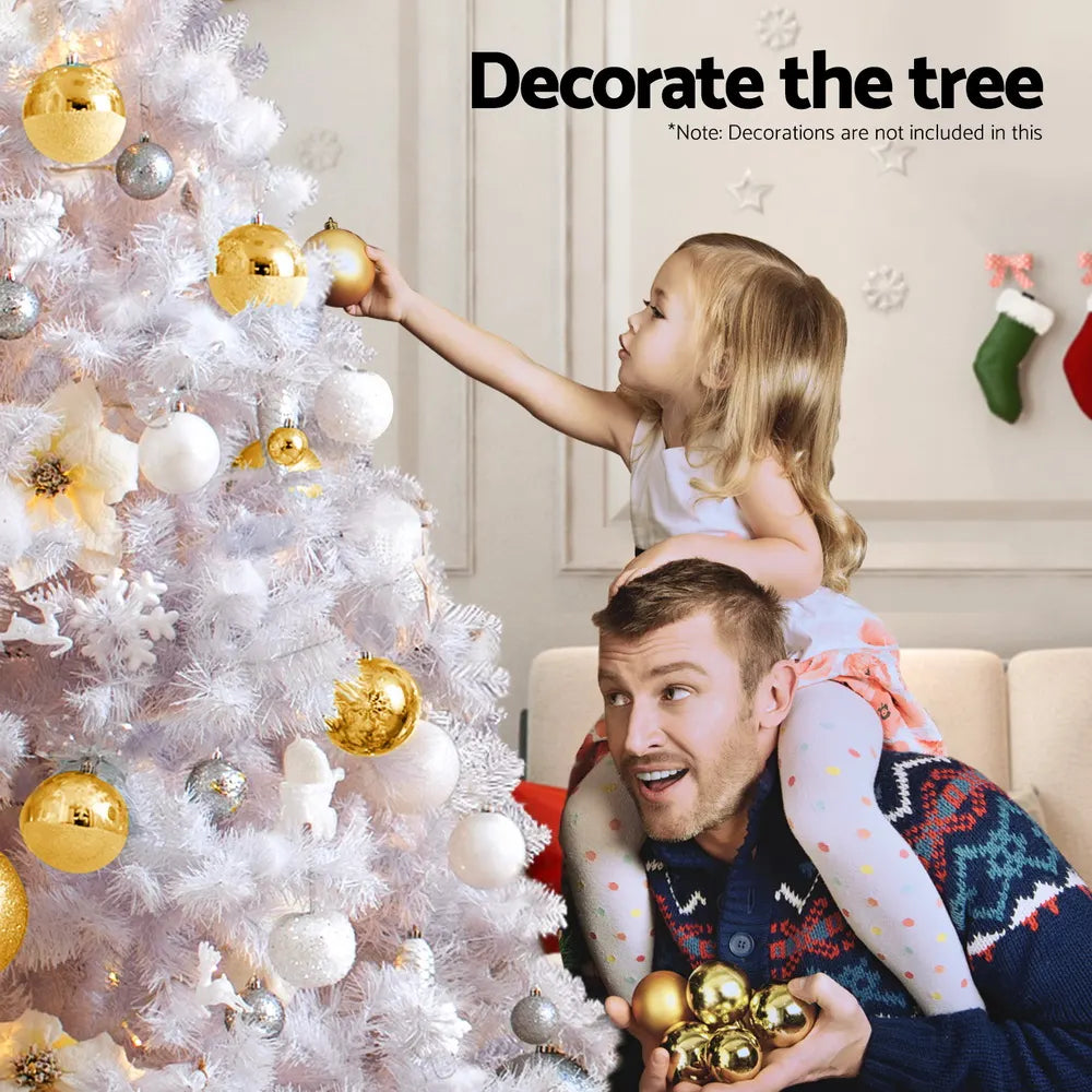 Jingle Jollys Christmas Tree 2.1m 500 LED Xmas Tree Decorations White 1260 Tips - Image 6