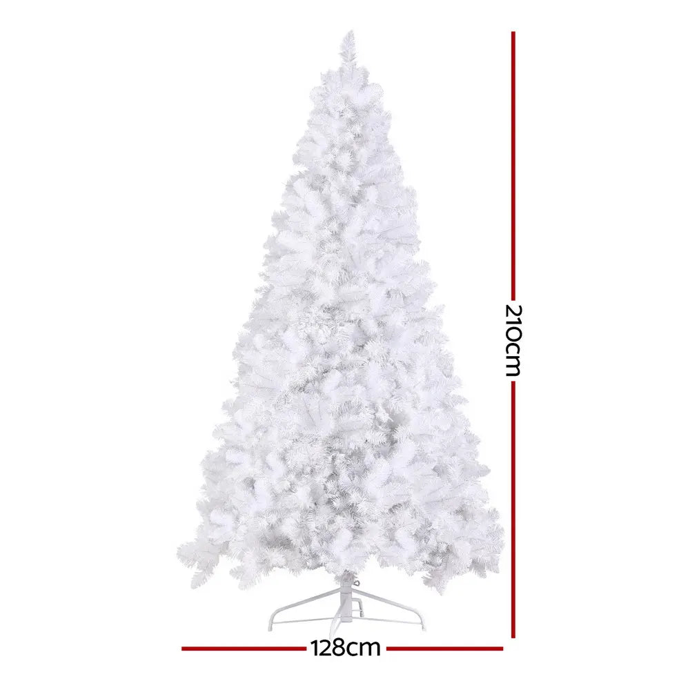 Jingle Jollys Christmas Tree 2.1m RGB Remote Xmas Party Decorations 1310 Tips - Image 2