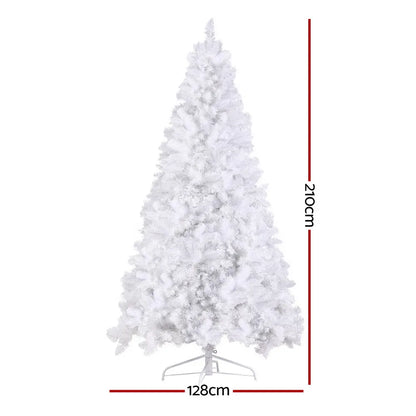 Jingle Jollys Christmas Tree 2.1m RGB Remote Xmas Party Decorations 1310 Tips - Image 2
